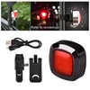 Bike Lights USB oplaadbare COB Smart Tail Light Clip op ultra heldere remdetectie achterlamp met 5 modi -accessoires