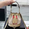 Mini sacchetti di secchio Caldo 7 Colori Designer Borsa per donne Bulle Fine in pelle Luxury Borse classiche borse da femmina borsetta femminile 230523bj