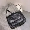 Borka damska olejowa skóra Niki Messenger Torka oryginalna skórzana torba w torbie jedno ramieniu torba crossbody