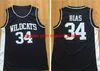 Basketball College 34 Len Bias Jersey Men University 1985 Maryland Terps Maglie Squadra Rosso Giallo Bianco Trasferta Sport Cucito