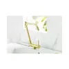 Kitchen Faucets Faucet Brushed Gold Sink Mixer Tap 360 Degree Rotation Foldable Taps