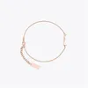 Encantos hiphop pulseira feminina elo cadeia pulsera oblonga peças de pulso banhado a prata letras de ouro rosa acessórios amor pulseiras para mulheres encantos especiais ZB018 F23