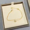 BUIGARI Fan shaped skirt anklet bracelet designer for woman Bracelet Gold plated 18K highest counter quality luxury classic style Never fade exquisite gift 041