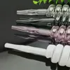 Hosahs den nya färgen multi spiral glas potten grossistglas bongs olje brännare glas vatten rör olje riggar röker gratis