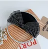 s Diamond Round Bow Party Women Clutch Evening Luxury Designer Borse e borsette Chic Female Top Handle Black Bag WeddingL230302