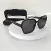 Gafas de sol cuadradas negras Diseñadores Gafas de sol para hombres Sombrilla Moda para mujer Anteojos 5 colores