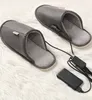 Slippers Heated Slippers Electric Heating Boots Heated Foot Warmer Slippers Usb Charger Electric Heating Shoes Warmer Women Men Slipper 230302