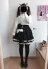 Kjolar sommar kawaii mode kvinnor mini kjol skola gilrs rosa söt vintage spets gotisk cosplay lolita hög midja svart veckad