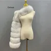 Women's Fur & Faux Cropped Shawl Coat Luxury Imitation Jacket One Shoulder High Quality Abrigo Mujer 2023