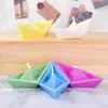 Mum yaratıcı saf el yapımı soya balmumu origami tekne dumansız kokulu mumlar ev yatak odası oturma odası süslemeleri hediyeler