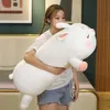 플러시 인형 100cm 돼지 플러시 장난감 귀여운 곰 박제 동물 허스키 플러시 소프트 토끼 아기 부드러운 홈 장식 개 베개 소녀 생일 선물 230302