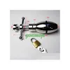 Outros itens de beleza da saúde Anal aço inoxidável Anal ANLARGE Plug Butt Bondage Lock BDSM Fetish Toy Toys J1702 Drop Delivery DH7KC