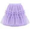 Gonne Tutu delle ragazze 2022 Estate Nuovi bambini di media lunghezza Moda coreana Festa di compleanno Ballo di ballo Abito Gonna principessa Genitore-bambino Gonna di garza T230301