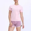 bodysuit top yoga short-sleeved t-shirt women's loose sports quick-drying bodysuit summer