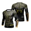 T-shirts pour hommes Cody Lundin Impression 3D sublimée personnalisée Compression pour hommes à manches longues Gym Yoga Fitness Wear Rash Guard