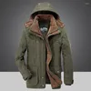 Männer Daunen Winter Parka Männer Mäntel 2023 Dicke Warme Jacke Baumwolle Mit Kapuze Outwear Top Plus Samt Paar Mantel