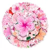 Подарочная упаковка MX/50pcs Cherry Blossoms Наклейка для планировщиков канцелярские канцелярские товары водонепроницаемые наклейки ноутбука