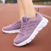 Designer Women Spring Breattable Running Shoes Black Purple Black Rose Red Womens Outdoor Sports Sneakers Color3
