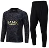 23 24 PSGS MBAPPE Soccer Jerseys Adult Tracksuit 2023 2024 Classic Style Paris Kids Training Suit half rits