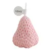 4Pcs Scented Creative Strawberry Shaped Aroma Spa Relaxing Candles Fragrant Decorations Home