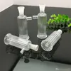 Accesorios para fumar Mini filtro de vidrio rayado Venta al por mayor Bongs de vidrio Quemador de aceite de vidrio