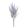 Decorative Flowers 5 Fork Lavender Home Decoration Plastic Fake Flower Desktop Wedding Chambre Bonsai Tree