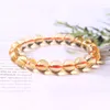 Brin Perlé Brins 8mm Pierre Naturelle Citrine Jaune Cristal Perles Bracelet Femmes Mode Charme Yoga Méditation Guérison Bracelet Femme G