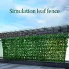 Decorative Flowers 0.5x3m Artificial Ivy Privacy Fence Screen Hedges And Faux Vine Leaf Decoration For Outdoor Decor Garden