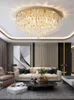 Plafondlampen moderne minimalistische master slaapkamerkamer dineren woonlamp sfeer sfeervolle led ronde chroom zilveren kristal