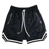 Men kleding zomer dunne mesh sport basketbal shorts heren spier fitness lopende basketbal training ademende fitness capris pluse maat 3xl 4xl 5xl