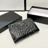 مصمم حقيبة محفظة عملة عملة حاملي محفظة جودة عالية سارة كيس كيس غلاف جلدي محفظة مختصرة أسود محفظة كاميليا