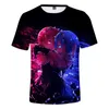 Мужские футболки T RE ZERO 3D PRINT Рубашка с коротки