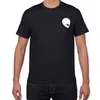 Männer T Shirts Alien Shirt Männer Baumwolle Lustige T-shirt Für Anime Schwarz Hohe Qualität Sommer Streetwear Top T Kleidung 2023