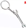 Chaveiros 8Types Portable Mini Hammer Chaves Pliers Shovel Metal Key Ring Pingente Tool Miri22