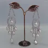 Boucles d'Oreilles YYGEM 9x12mm Perle de Riz Blanc de Culture Larme Dangle Femmes Bijoux Accessoires