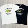 Męskie koszulki 2022SS Made Made T-shirt Men 1 1 Najwyższej jakości Made Du Women Kawaii T Shirt Slub Bawełniane koszule G230301