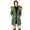 Casacos de trincheira feminina plus size 3xl 2023 Office Lady Winter Women Parkas Feminino com capuz de manga longa Slim Down Cotton Jacket Solid Q549