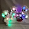 لعبة أفخم دمية LED COLOTULL FLASH BEAR PER الحيوانات محشوة بألعاب 20 سم - 22 سم الدببة هدية للأطفال هدايا عيد الميلاد