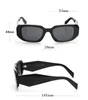 Lunettes de soleil de styliste pour hommes et femmes, monture PC, noir, blanc, classique, petite monture, voyage en plein air, plage, mode, lunettes de soleil décoratives, lunettes unisexes