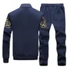 Mens Tracksuits Male Tracksuit Jacket Set stor storlek 5xl 6xl 7xl 8xl 9xl Fashion Autumn Winter Homme Suit Sweatshirt Sweatpants 230228