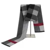 Foulards Mode Plaid hommes foulards automne hiver Pashmina épais chaud cachemire écharpe hommes d'affaires longues enveloppes classique châle 230302