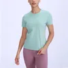 body top yoga t-shirt a maniche corte da donna sciolto sport body ad asciugatura rapida estate