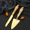 Ensembles de vaisselle couteau de haute qualité pelle ensemble alliage exquis manche creux maison style occidental gâteau Pizza outils de cuisson