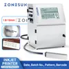 ZONESUN Tabletop Inkjet Printer Coding Machine 15mm QR Barcode Batch Expiry Date Serial Number Logo Image 285m/min ZS-TIP15