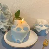Ароматические свечи Ins, декор стола, ароматические украшения для вечеринок в форме торта, сувениры для мероприятий, детский душ, подарки на день рождения, свеча по обету