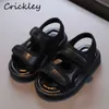 Sandals Fashion Baby Boys Girl's Summer Shoes Solid PU Mesh Beach Sandals For Kids Toddler Casual Soft Bottom Anti Slip Children Sandals R230220