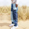 Jeans da uomo Marrone Patchwork Uomo Retro Street Antique Patch Design Pantaloni dritti Uomo Donna Hip Hop Nappa Allentato Primavera Trouse290A