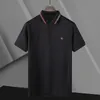 2023 Roupas de Marca de Verão de Luxo Designer Camisas Pólo Masculina Polol Casual Moda Serpente Estampa Abelha Bordado Camiseta High Street Polo Masculina M-3XL