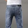 Diseñador de jeans masculinos Primavera y verano Pantalones de mezclilla heterosexuales bordados para hombres Pantalones casuales de lujo europeo Zaak