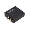 Digital till analog ljudkonverterare SPDIF 3,5 mm Digital Fiber Optic Audio Decoder Coaxial till RL